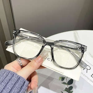 Rectangle Colorful TR90 Frame Rivet Glasses <strong>Cartoon</strong> Pattern Blocking Blue Light Protection Optical <strong>Spectacle</strong> Clear Men Women - Product Image 3