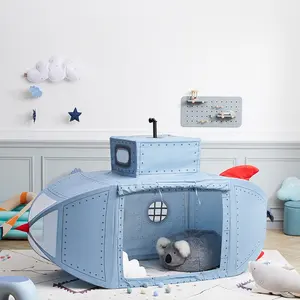 Kids Tent Asweets 2023 Submarine Playhome Kids Toy Tent Indoor Handmade Tent Kids Playhouse