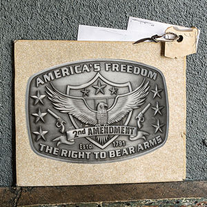 Medalla de Aleación con Hebilla Personalizada, Recuerdo y Premio de Maratón Vintage - Product Image 2