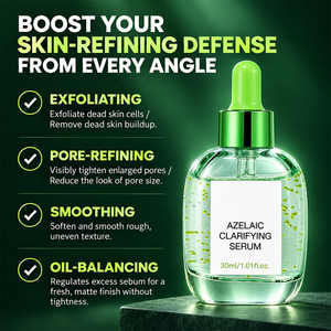 Sérum clarifiant à l'acide azélaïque HKH 30ml, sérum bio pour éliminer les imperfections du visage, unisexe, pour usage domestique - Product Image 3