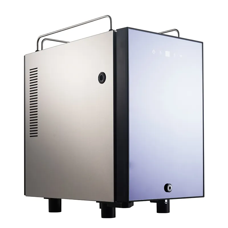 Stainless Steel Touch Screen Combine With Coffee Machine Milk Fresh Fridge With 6L Milk Box -2 to 8 Celsius Refrigerator