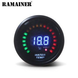 Ramainer 2 ''52 millimetri Auto Digitale/Analogico <span class=keywords><strong>Elettronico</strong></span> A LED Water Temp Temperatura Calibro di Fumo Auto Meter - Product Image 1