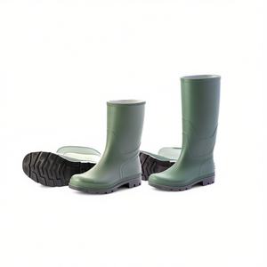 Botas de PVC Verdes TTAKE con Suela Negra, Calzado de Seguridad, Botas para Lluvia - Product Image 2