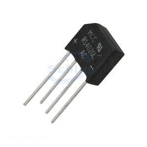 4-SIP, RS-4L Original BRIDGE RECT 1PHASE 100V 4A RS-4L Diodes RS402GL-BP Electronics Parts Components - Product Image 1