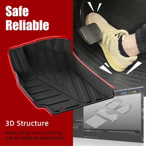 Sản Phẩm Mới 3D TPE Xe Mat Không Thấm Nước Sàn Xe Mat Non-Slip Xe Lót Chống Bụi Sàn Lót Cho <span class=keywords><strong>Kia</strong></span> K4 2025 Nhiên Liệu - Product Image 3
