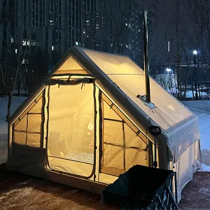 Hot Verkoop Producten Beste Custom 1-6 Person Tente Outdoor Opblaasbare Tent Schuilplaatsen Glamping Air Tent Kamperen Buiten Voor Kamperen