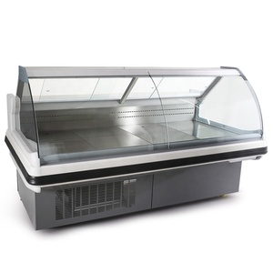 Refrigerador Comercial con Puerta Frontal Abatible para Exhibición de Carne, Congelador con Vidrio Colgante - Product Image 2