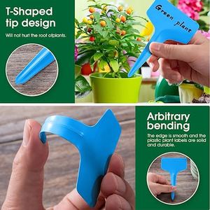 Étiquette succulente en plastique de Type T pour plante de fleur de jardinage réutilisable imperméable pour plante de fleur de légumes signes d'herbes pour étiqueter les plantes - Product Image 4