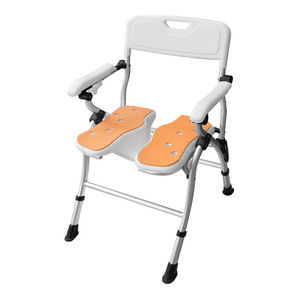 Chaise de douche Lanpindunjiancai avec 4 niveaux de hauteur réglables pour personnes âgées et femmes enceintes, siège de salle de bain pliable antidérapant - Product Image 2
