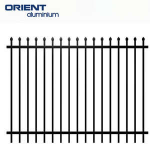 Clôture en aluminium soudé de style attrayant, imperméable, antirouille, prix de gros en vrac, économique, efficace, clôture de jardin extérieure pour villa - Product Image 3