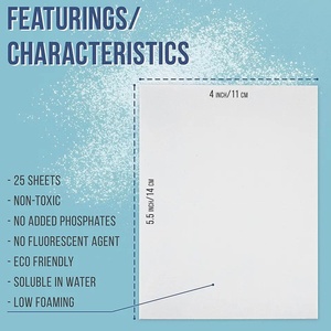 <span class=keywords><strong>Tiras</strong></span> Papel de lavado <span class=keywords><strong>Detergente</strong></span> Hojas de lavandería Tabletas de lavandería ecológicas Hojas de <span class=keywords><strong>detergente</strong></span> de lavandería concentrado - Product Image 3