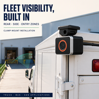Caméra de recul 1080P 12V vision nocturne étanche IP68 avec capteur G, image 3D, écran partagé et lignes de stationnement pour camions, bus et voitures