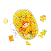 Kit d'artisanat pour enfants OEM Decoden, crème fouettée artificielle, colle, argile DIY avec sac en PVC pour cadeau d'anniversaire de fille et projets DIY