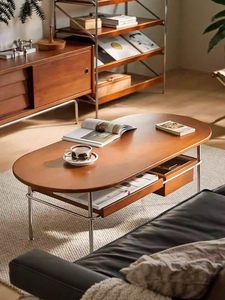 Nordic <strong>Coffee</strong> <strong>Table</strong> Modern Oval <strong>Coffee</strong> <strong>Table</strong> <strong>Wooden</strong> Living Room <strong>Coffee</strong> <strong>Table</strong> Furniture <strong>Coffee</strong> <strong>Table</strong> - Product Image 2