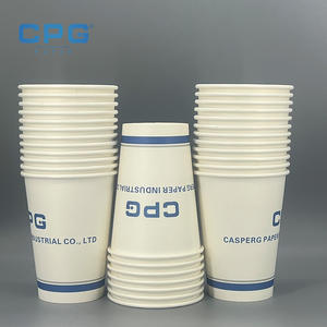 Vasos de Papel Desechables con Pared Ondulada Personalizados por el Fabricante, 8oz 12oz 16oz, Vasos de Papel para Café con Doble Pared y Revestimiento de PLA - Product Image 1