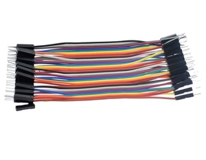 Dây cáp <span class=keywords><strong>ribbon</strong></span> 40 chân Dupont 10CM đầu đực-đầu đực dùng cho Breadboard - Product Image 5