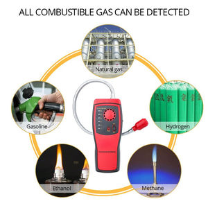 AS8800L Analizador de Gas Combustible detector de gas Puerto inflamable Gas Natural Fuga Ubicación Determinar medidor Probador Sonido Luz Alarma - Product Image 4
