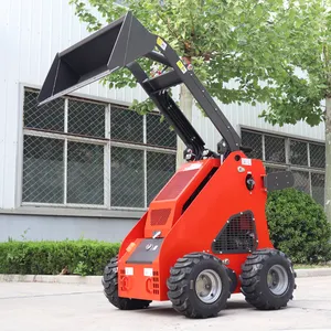 2024 Nieuwe Custom Crawler Mini Skid Stuur Loader Motor Wielen Spoor Mini Skid Stuurloader