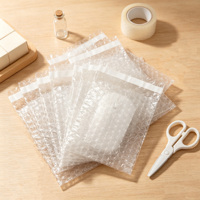 Pochettes d'expédition à bulles personnalisées transparentes auto-adhésives, sacs en plastique antichoc pour la protection des petits articles e-commerce