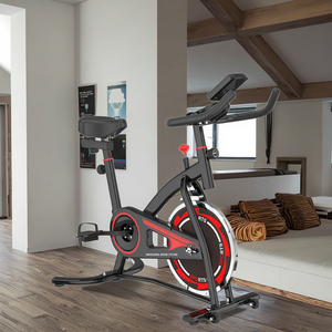 <span class=keywords><strong>Bicicleta</strong></span> Estática <span class=keywords><strong>Profesional</strong></span> Ajustable para Fitness, <span class=keywords><strong>Bicicleta</strong></span> de Spinning Silenciosa y Portátil para el Hogar o el Gimnasio - Product Image 1