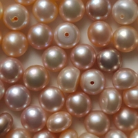 Perles de culture d'eau douce en vrac, fournitures en gros, naturelles, véritables, roses