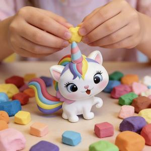 Argile à <span class=keywords><strong>modeler</strong></span> légère en mousse mini, 12 couleurs personnalisées, séchage à l'air, unisexe, pour adultes et enfants, artisanat, argile super légère avec - Product Image 6