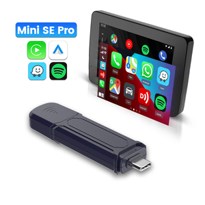 Adaptateur Android Auto Carlin Kit, filaire vers sans fil, CarPlay double canal, mini Se Pro, adaptateur USB CarPlay, boîte AI pour voiture, dongle CarPlay - Product Image 1