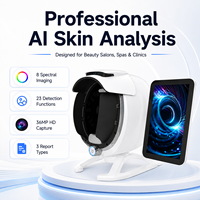 Analizador de Piel A6 con IA, 8 Imágenes Espectrales, 36MP, Máquina de Análisis Facial con 23 Funciones de Detección para Salón, Spa, Clínica, OEM, ODM