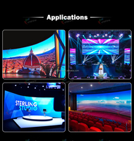 Pantalla LED para Exteriores P3.91 con Sistema de Bloqueo Rápido Personalizado, Fondo para Escenarios de Bodas, Fiestas y Eventos, Video Wall LED para Exteriores