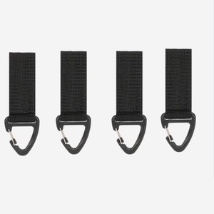 Clip de Cinturón Multifuncional con Correa Molle, Mosquetón de Escalada, Cadena de Nailon de Alta Resistencia, Gancho para Llaves de Mochila - Product Image 1