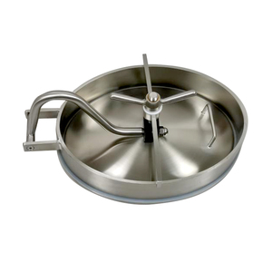 Cnjs mới 430mm * 330mm thép không gỉ vệ sinh cửa cống bìa hình bầu dục chuông miệng cho thiết bị thực phẩm - Product Image 3