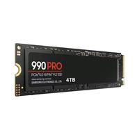 SSD 990 PRO 4TB NVMe M.2 2280 PCIe 4.0 Internal Solid State Drive untuk Laptop/PC/Konsol Game dengan Heatsink
