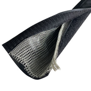 Gaine tressée noire imperméable, ignifuge et anti-ondes électromagnétiques, auto-adhésive pour câbles - Product Image 5