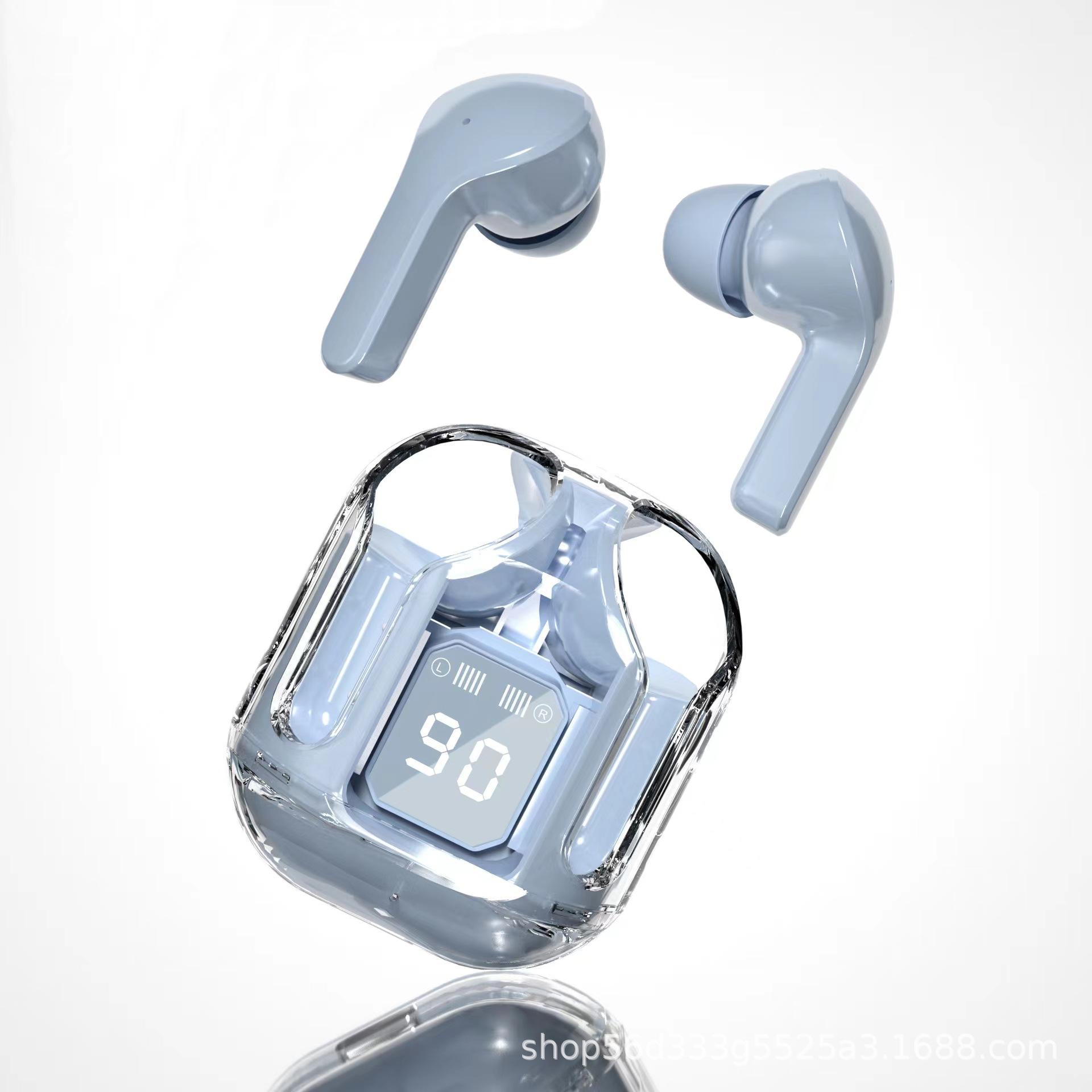 Sky blue bare metal unwired (headset)
