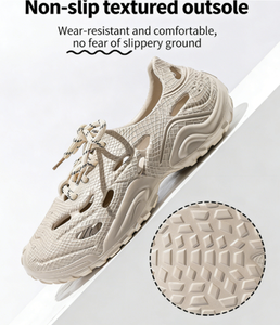 <span class=keywords><strong>Scarpe</strong></span> da uomo estive da <span class=keywords><strong>spiaggia</strong></span> per attività all'aperto, antiscivolo, traspiranti, per wading, rafting e pesca, leggere, con suola a ciottoli - Product Image 2