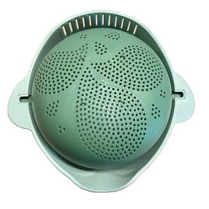 Panier à fruits de cuisine 2 en 1 Bol de rangement pour légumes Panier à égouttoir double couche en plastique - Product Image 5