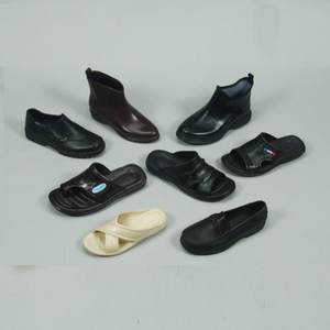 Machine de moulage par injection rotative automatique monocouleur à 20 stations pour semelles, pantoufles, sandales et chaussures en plastique - Product Image 6