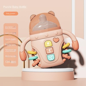 Bébé Biberon Apaisant <span class=keywords><strong>Hochet</strong></span> Ronger Morsure Jouet Plastique Souple 2-4 Ans Puzzle Éducation Précoce Musicale - Product Image 6