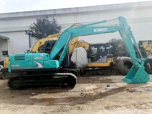 Excavadora de orugas Kobelco usada de alta calidad, recién disponible, horas de trabajo cortas, bomba de núcleo Original ubicada en Shanghai - Product Image 2