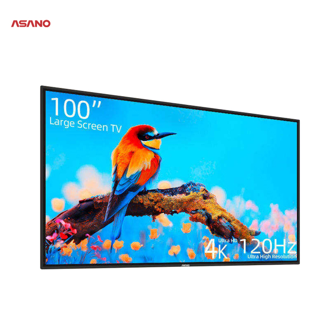 ASANO 100Inch Led Smart Tv Led Television Panel Android Led With Tempered Glass Model 4k Uhd Tv With Wifi Smart Televisions