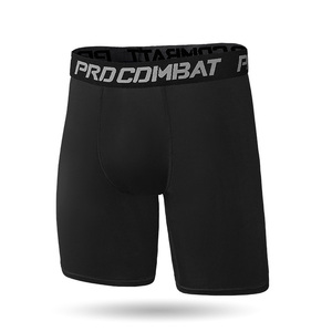 Pantaloncini da Fitness con Logo personalizzato taglia uss da ginnastica ad asciugatura rapida da ginnastica per Bodybuilding collant da allenamento a Base di pantaloncini a compressione da <span class=keywords><strong>uomo</strong></span> - Product Image 2