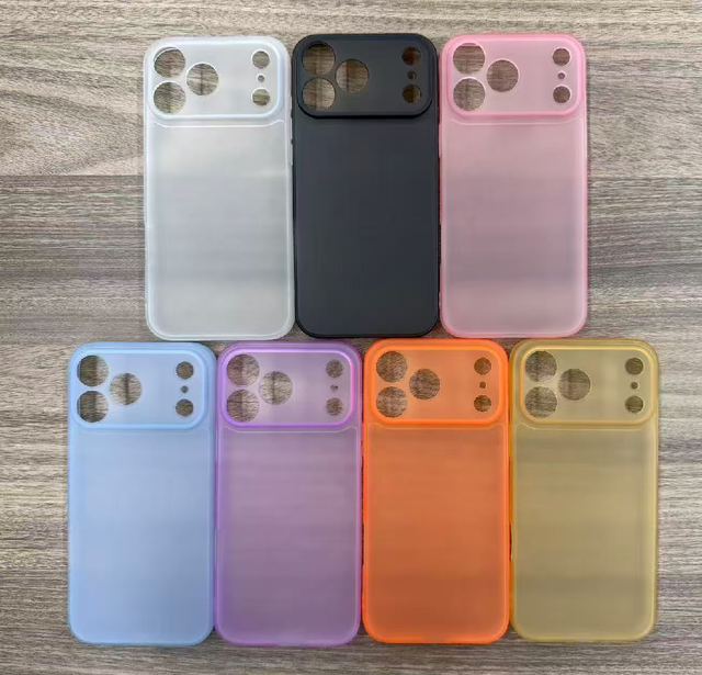 BAILI Factory 2026 Ultra-Thin Matte Translucent Colorful TPU Soft Full-Enclosure Shock-proof Protective Phone Case for Iphone 17