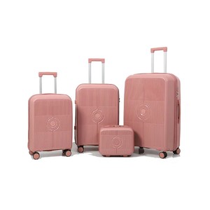 Designer Unisex Luxury Spinner Luggage Set Customized PP Plastic <strong>Trolley</strong> Bags with 3 TSA Locks Luxury Travel Accessory - Product Image 1
