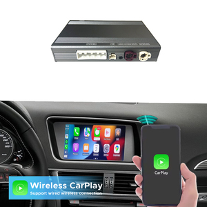 Wireless MMI CarPlay Box Android Auto per <span class=keywords><strong>AUDI</strong></span> <span class=keywords><strong>Q5</strong></span> <span class=keywords><strong>2009</strong></span>- 2016 Mirror Link navigazione Smart Carplay aggiornamento schermo originale - Product Image 1