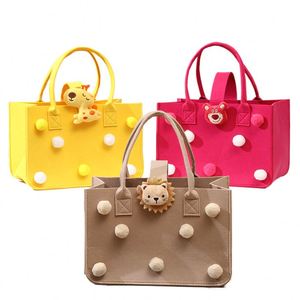 Promotion : Sacs fourre-tout spacieux et durables en feutre non tissé, écologiques, avec logo personnalisé, pour la publicité, sacs de maman pour 100 jours - Product Image 1