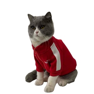 Fashion Cute Warm Cat Kitten <strong>Clothes</strong> With Zipper Cat Costume Pet <strong>Clothes</strong> - Product Image 2