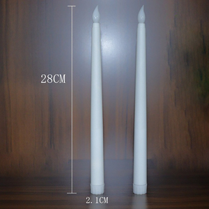 Vela Electrónica LED <span class=keywords><strong>de</strong></span> Estilo Europeo, Vela <span class=keywords><strong>de</strong></span> Cera <span class=keywords><strong>de</strong></span> Poste Largo para Cena, Boda Romántica, Cumpleaños, Navidad, Graduación - Product Image 3