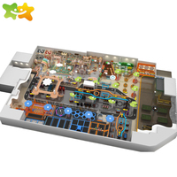 Parc de jeux pour enfants sur le thème de la jungle, jeux de parc de jeux intérieur, aire de jeux souple pour parc d'aventure