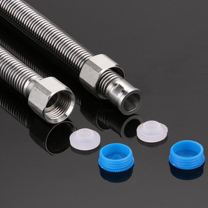 Tubo Corrugado de Acero Inoxidable 304, Tubo <span class=keywords><strong>Flexible</strong></span> para Conexión de Agua y <span class=keywords><strong>Gas</strong></span> a Alta Temperatura - Product Image 3