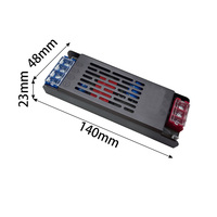 Alimentation électrique pour éclairage LED intérieur 24V 100W, semi-étanche, avec transformateur de tension constante AC-DC